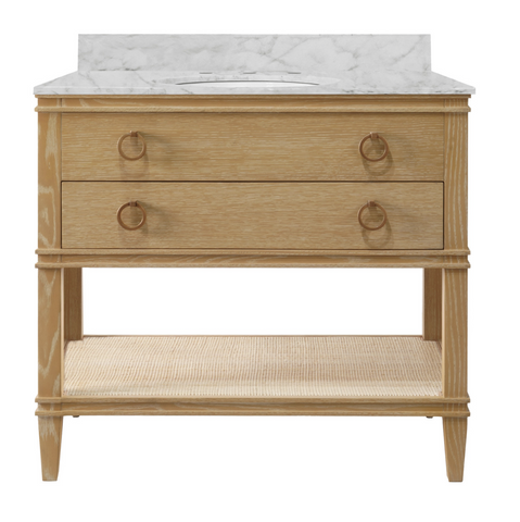 Cutler 36.5" Single Sink Bath Vanity - Three Finish Options