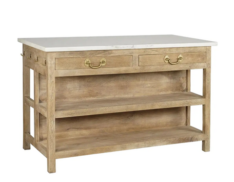 Cocina Mango Wood Kitchen Island (Large) - Matthew Izzo Collection