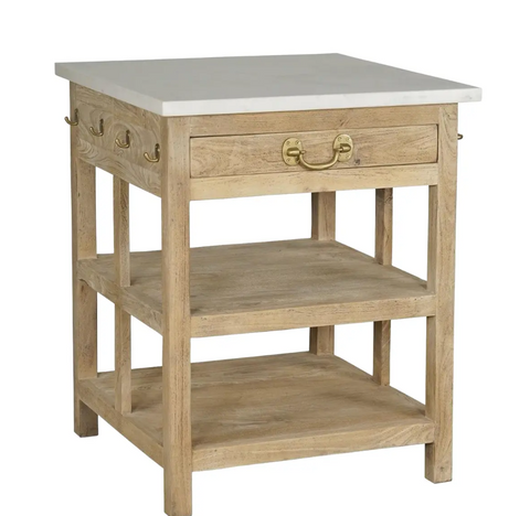 Cocina Mango Wood Kitchen Island (Small) - Matthew Izzo Collection