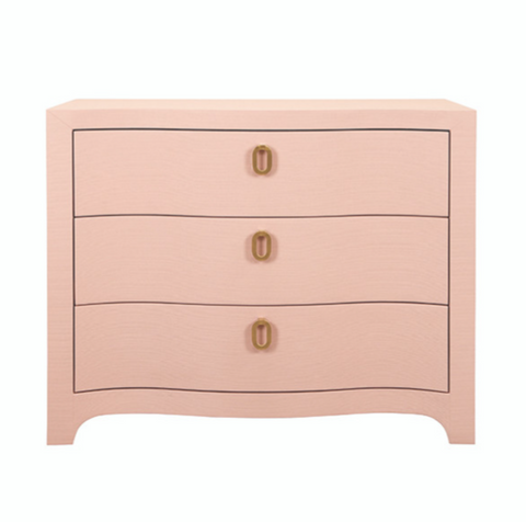 Cora Three Drawer Chest - Pink