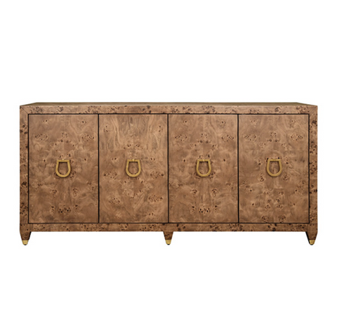 Mulligan Four Door Dark Burlwood Buffet