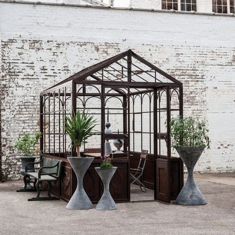 Cast Iron Small Orangerie Garden House - Matthew Izzo Collection
