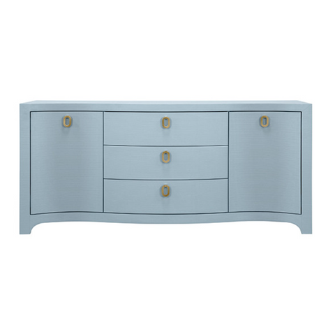 Paulina Light Blue Textured Linen Buffet
