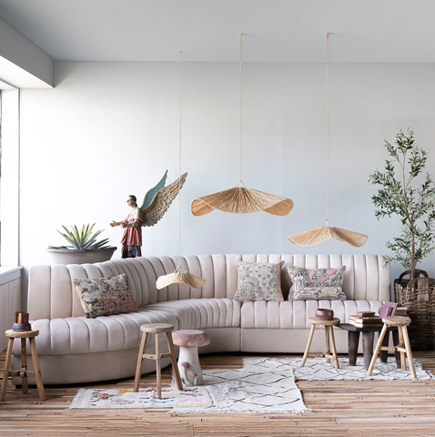 Estelle Oatmeal Modular Sofa: Straight, Curved, or Outside Corner - Matthew Izzo Collection