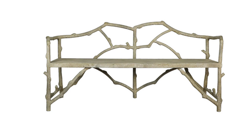 Faux Bois Bench - Matthew Izzo Collection - Matthew Izzo Home