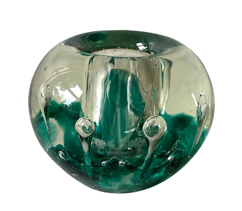 Mid-Century Handmade Glass Paperweight - Matthew Izzo Home