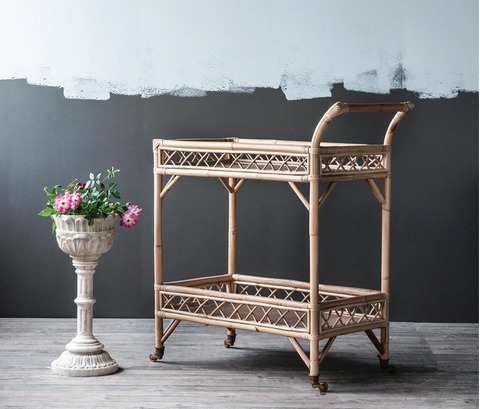 Bali Bar Cart - Matthew Izzo Collection - Matthew Izzo Home