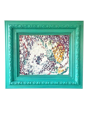 Matthew Izzo Framed Abstract Oil Painting - Matthew Izzo Home