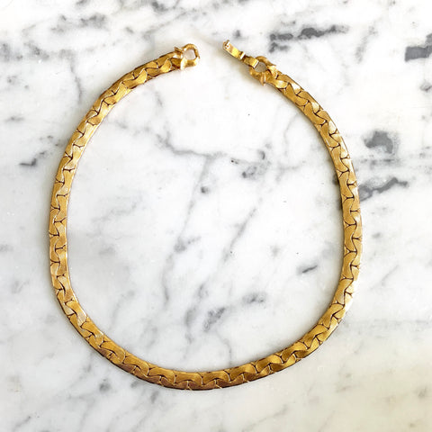 1980s Monet Gold Tone Necklace - Matthew Izzo Home