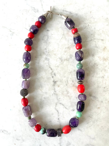 Vintage Boho Handblown Glass Beads