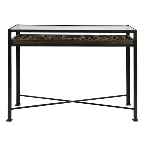 Concrete Mold Console Table - Matthew Izzo Collection - Matthew Izzo Home