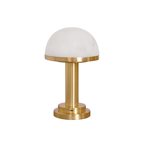 Ike Rechargeable Modern Brass Table Lamp