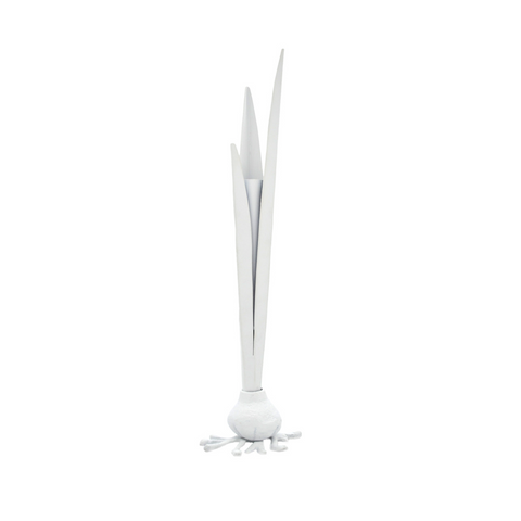 Garlic Bud Vase in White