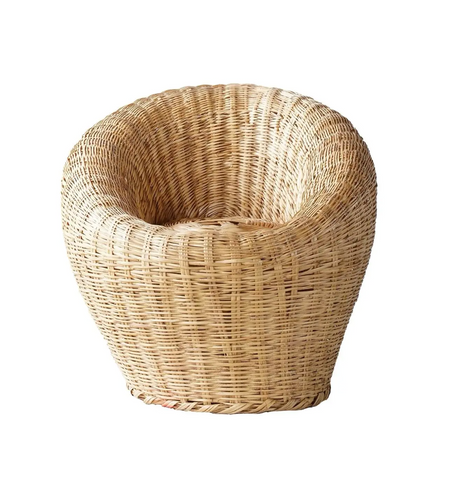 Modern Rattan Club Chair - Matthew Izzo Collection