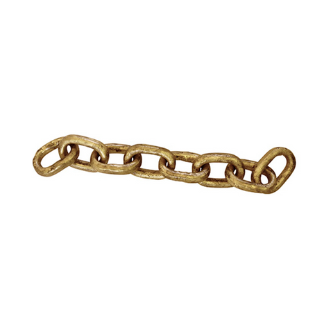 Dax Brass Finish Chain Link Object