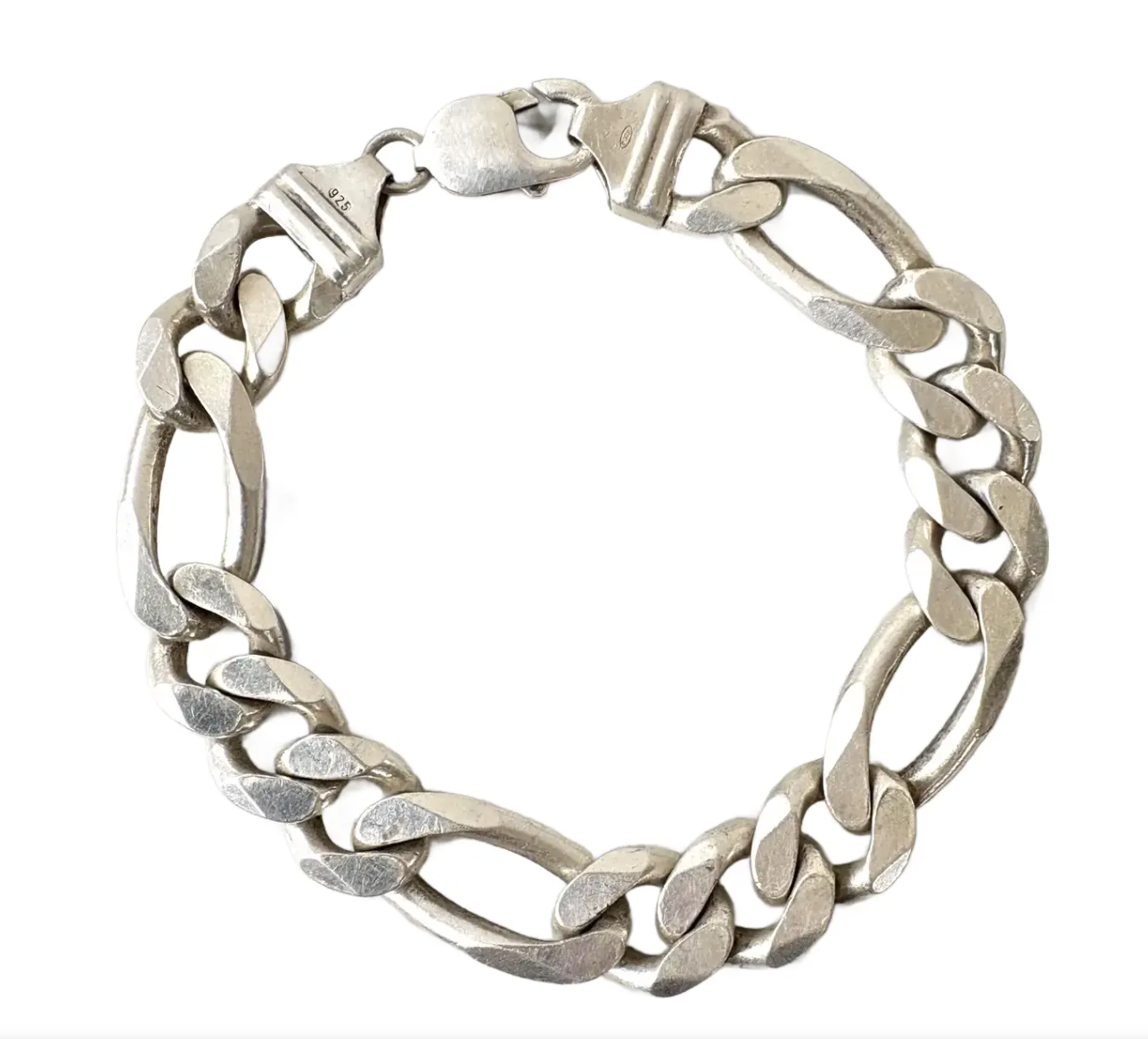 Vintage Italian Chunky Sterling Silver Link Bracelet Vintage Italian Chunky Sterling Silver Link Bracelet