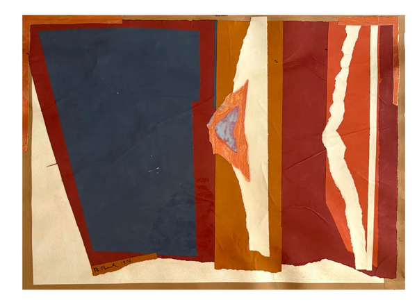 Barbara Beck 1974 Paper Collage