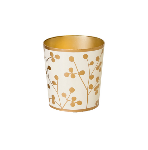 Wastebasket - Pods Handpainted Oval Metal