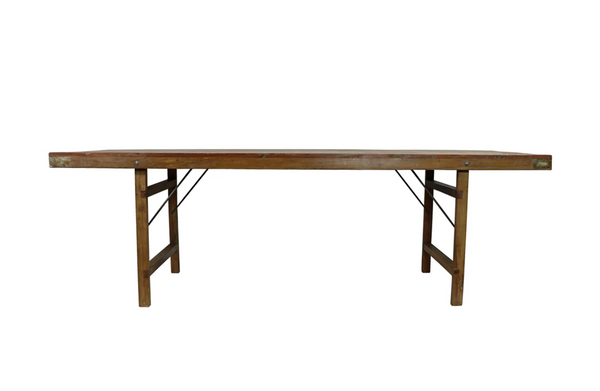 8' Wood Wedding Dining Table - Matthew Izzo Collection