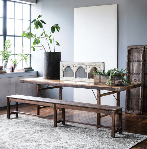 8' Wood Wedding Dining Table - Matthew Izzo Collection