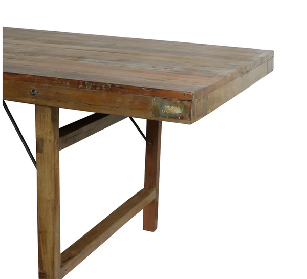 8' Wood Wedding Dining Table - Matthew Izzo Collection