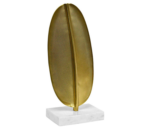Blade Brass Leaf Sculpture