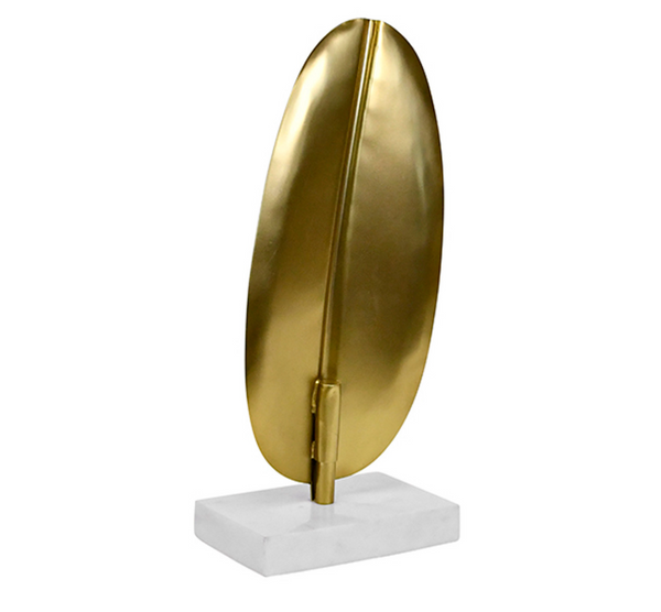 Blade Brass Leaf Sculpture
