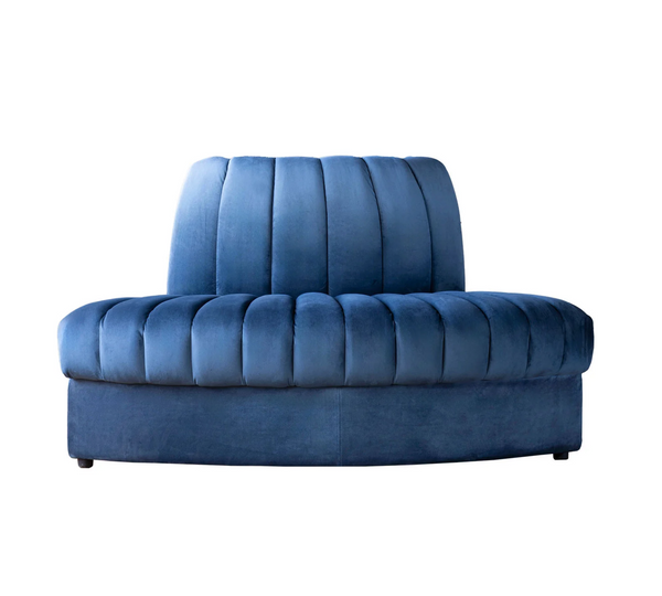 Estelle Navy Modular Sofa: Straight, Corner, or Outside Corner - Matthew Izzo Collection