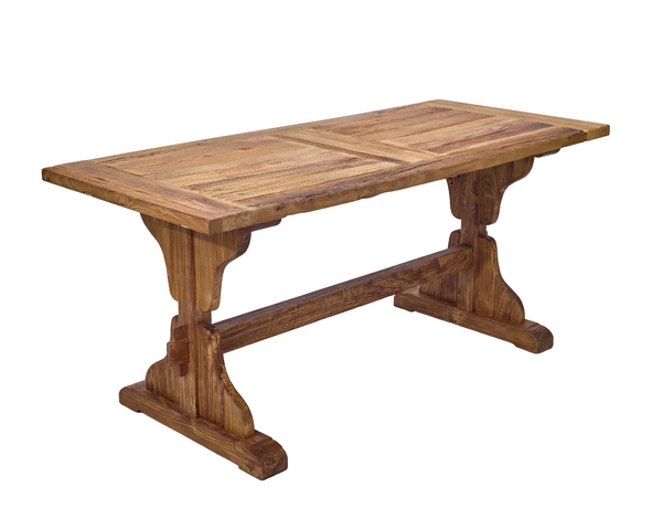 Reclaimed Elm Wood Monestary Dining Table - Matthew Izzo Collection