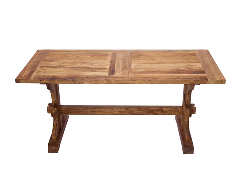 Reclaimed Elm Wood Monestary Dining Table - Matthew Izzo Collection
