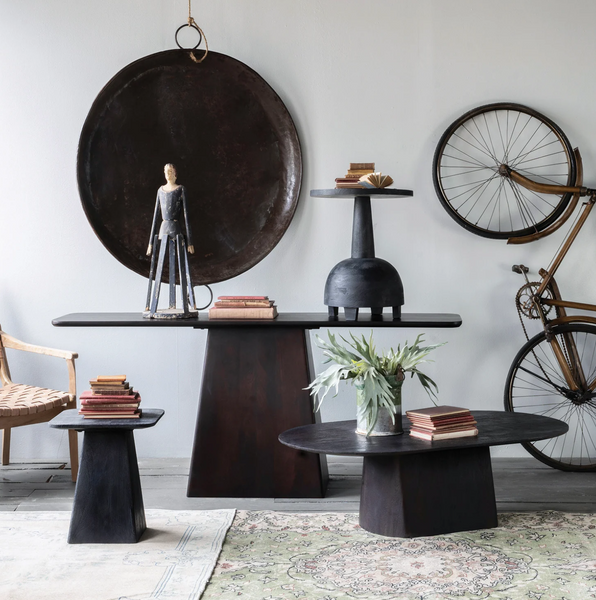 Noche Mango Wood Side Table - Matthew Izzo Collection