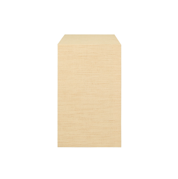 Ezra Natural Grasscloth Side Table