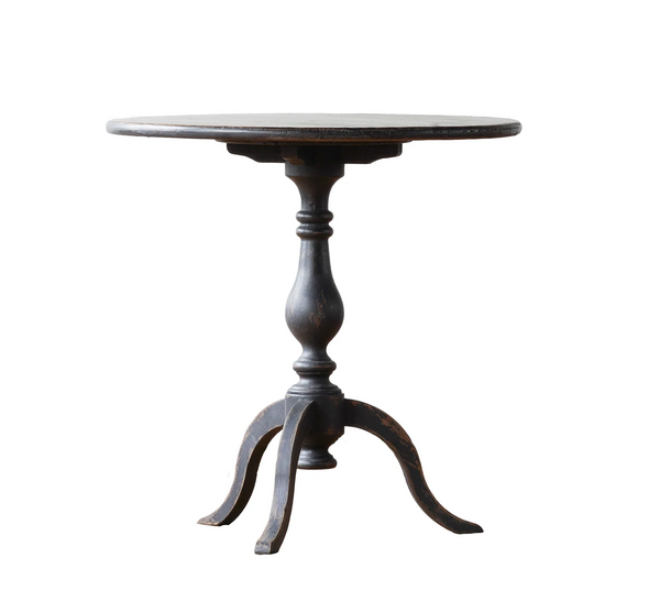 Linnea Upcycled Pinewood Round Pedestal Dining Table - Matthew Izzo Collection