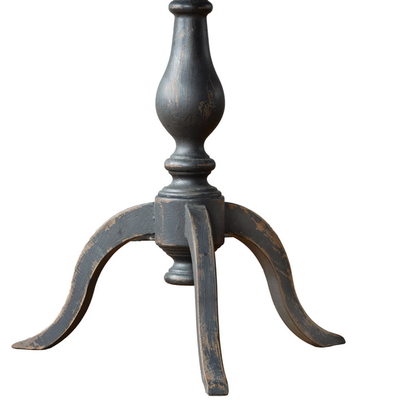 Linnea Upcycled Pinewood Round Pedestal Dining Table - Matthew Izzo Collection