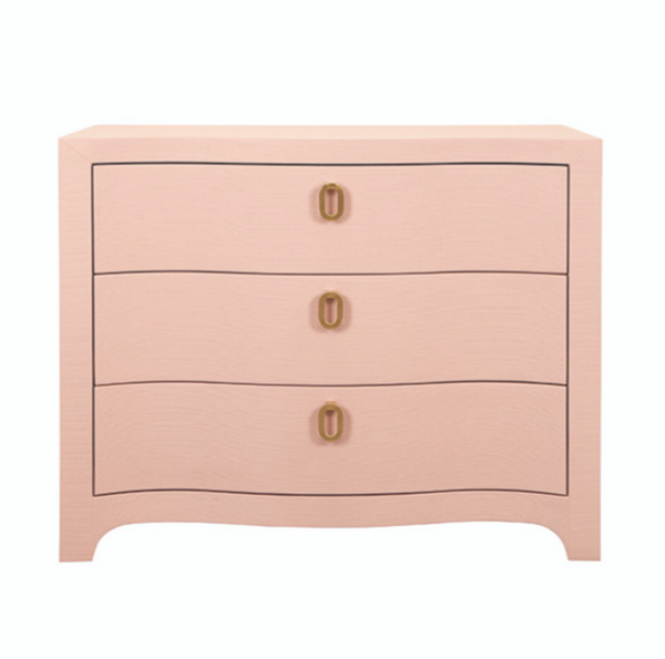 Cora Three Drawer Chest - Pink