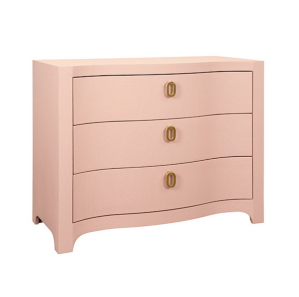 Cora Three Drawer Chest - Pink