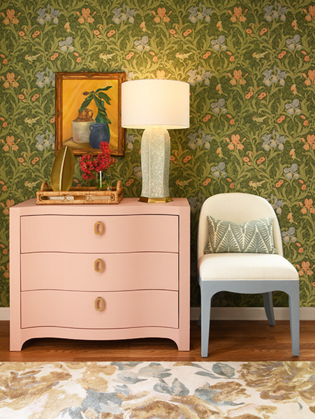 Cora Three Drawer Chest - Pink