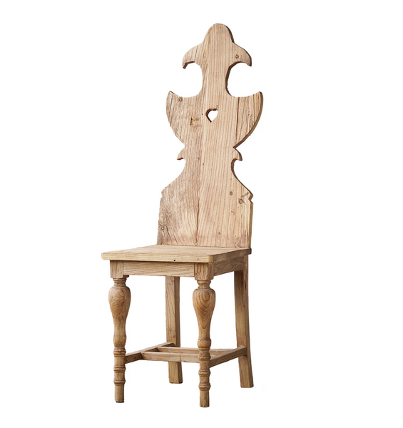 Chinese Colonial Pine Dining Chair - Matthew Izzo Collection