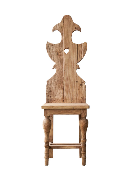 Chinese Colonial Pine Dining Chair - Matthew Izzo Collection