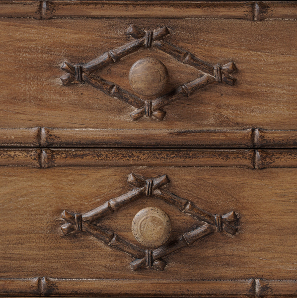 Bahama Faux Bamboo Six Drawer Dresser - Matthew Izzo Collection
