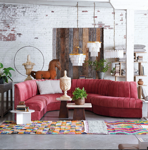 Estelle Berry Modular Sofa: Sraight, Curved, or Outside Corner - Matthew Izzo Collection