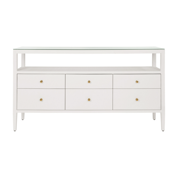 Jordan White Console Table