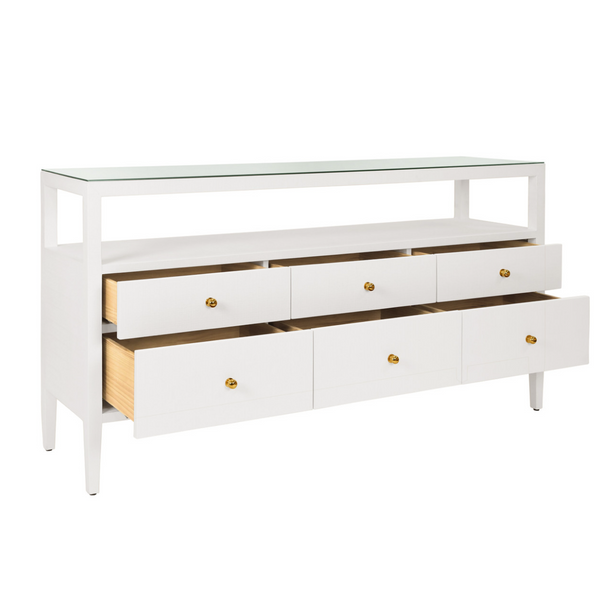 Jordan White Console Table