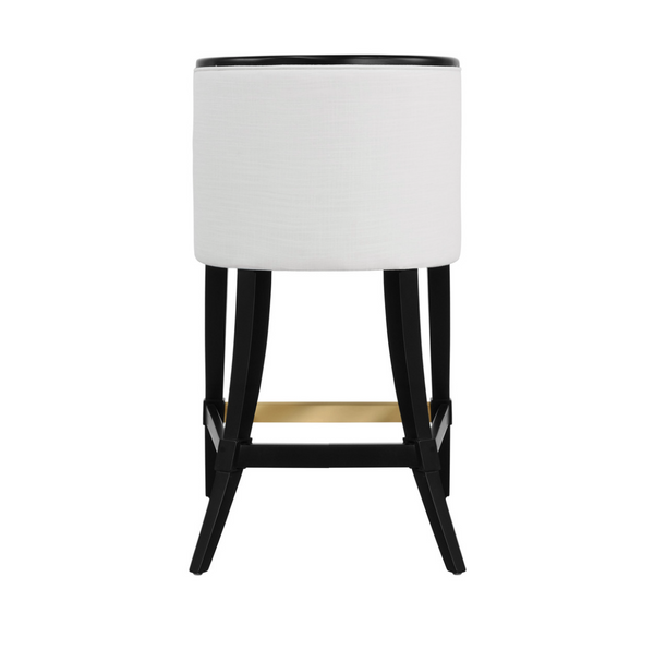 Keaton Counter Stool - Matte Black Lacquer