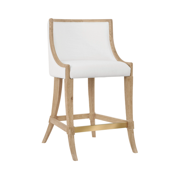 Keaton Counter Stool - Cerused Oak