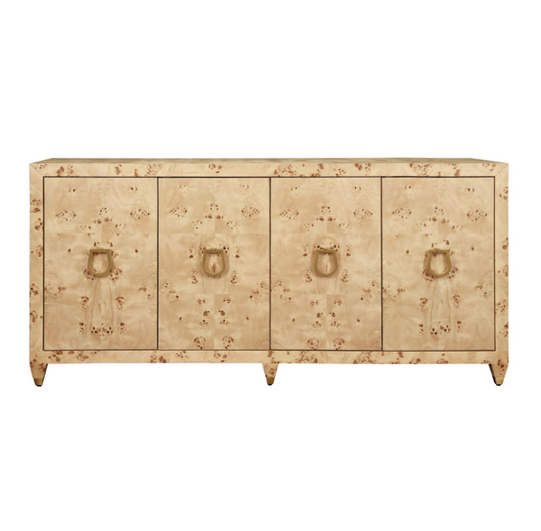 Mulligan Four Door Burlwood Buffet