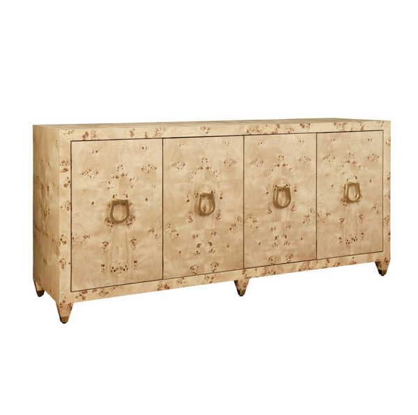 Mulligan Four Door Burlwood Buffet