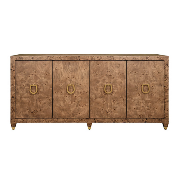 Mulligan Four Door Dark Burlwood Buffet