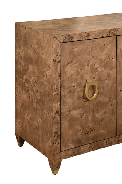 Mulligan Four Door Dark Burlwood Buffet