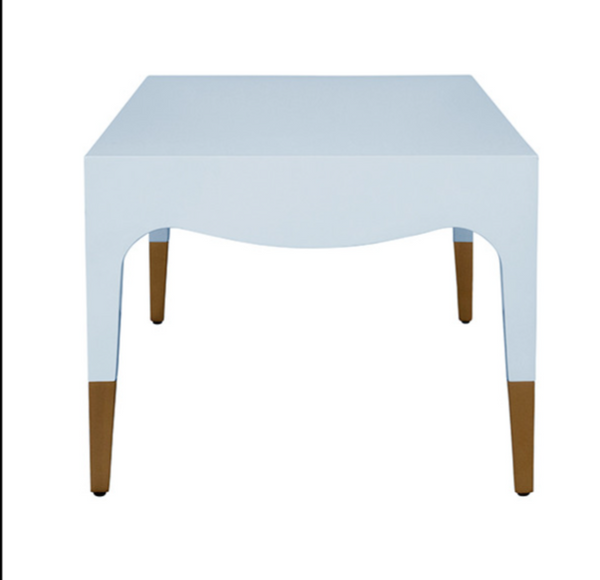 Medina Glossy Light Blue Lacquer Coffee Table